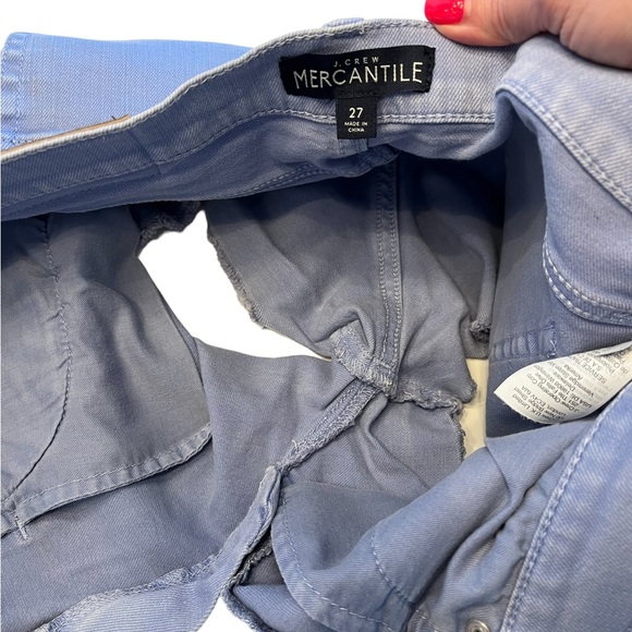 J. Crew Mercantile Periwinkle Jean Shorts - Picture 6 of 12
